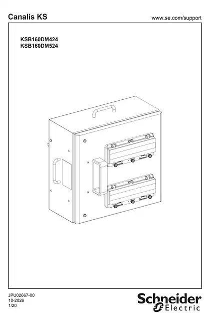schneider施耐德Canalis KS - TapOFF Unit - 说明页